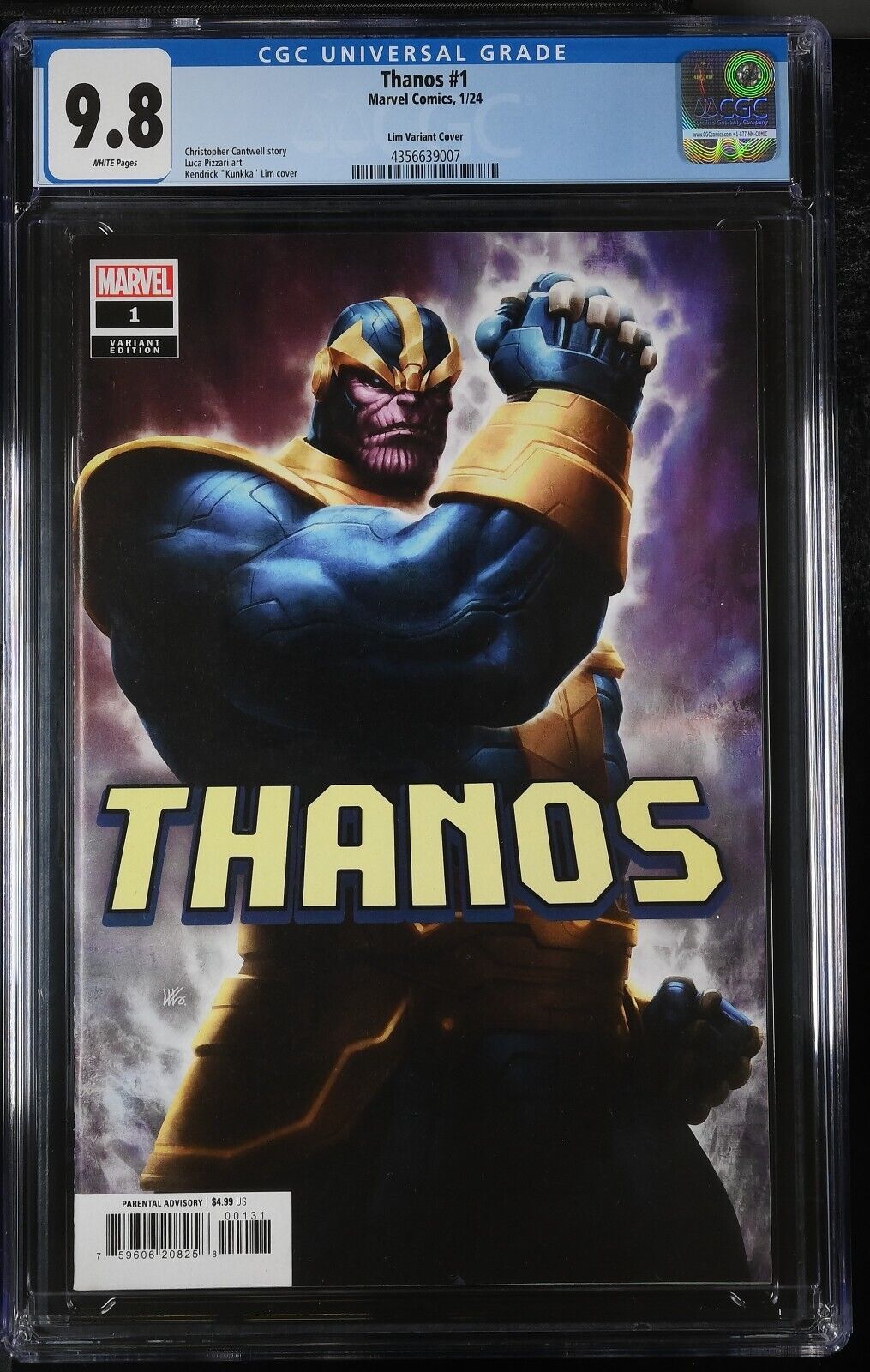 Thanos #1 CGC 9.8 Kendrick \