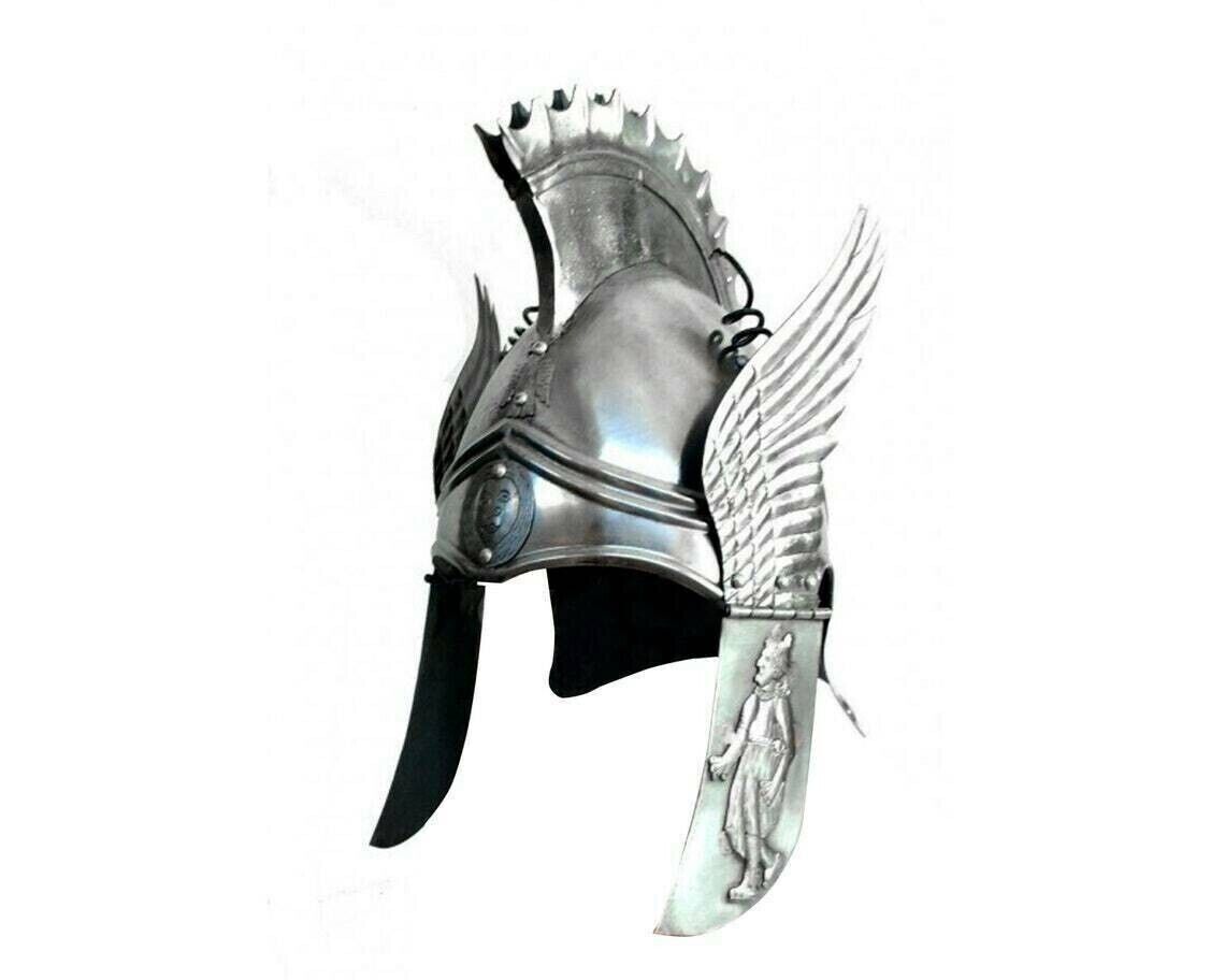 Greek helmet - Greek Winged Helmet - Phrygian And Chalcidian Type Helmet - Larp