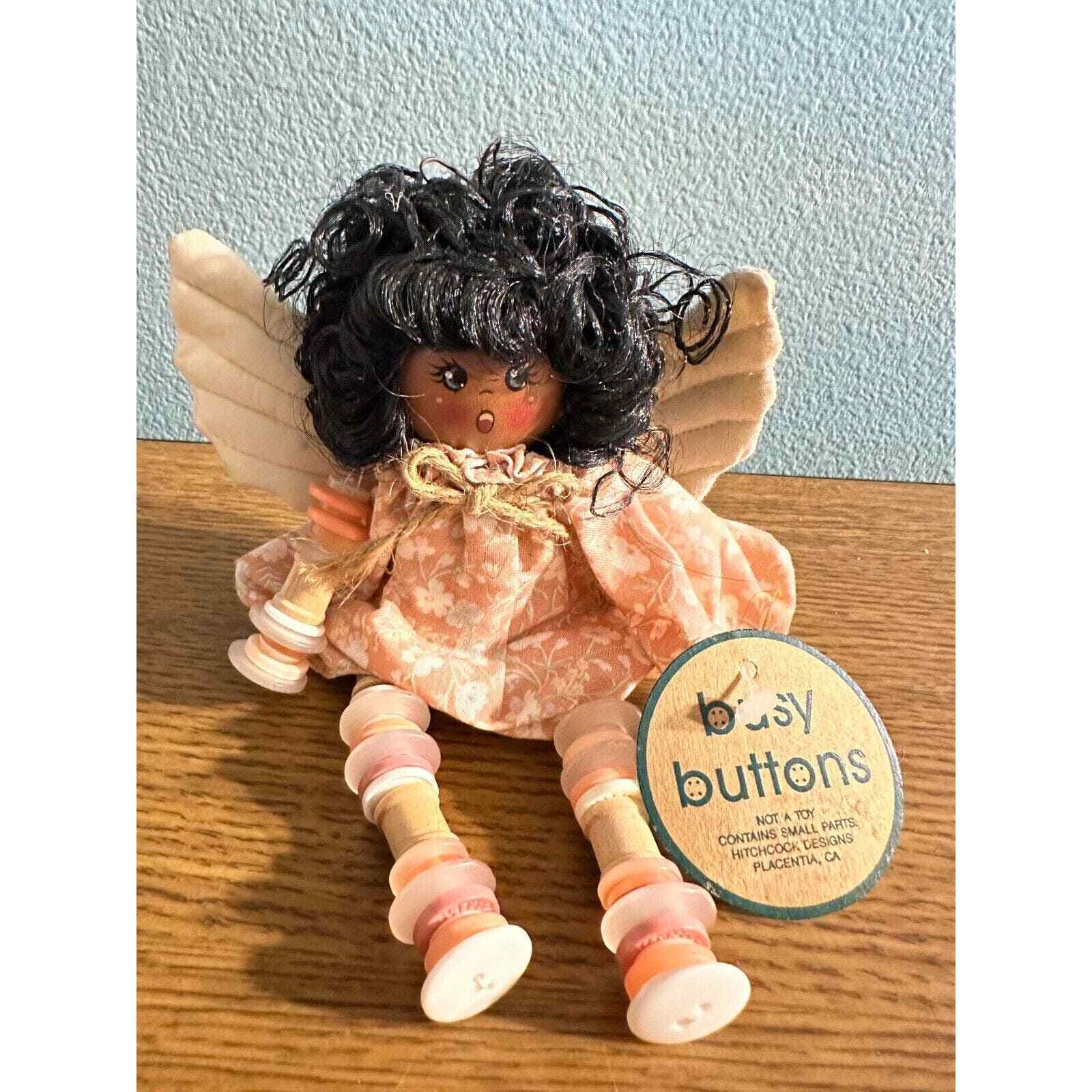 Angel Vintage 1990s Busy Buttons Doll with tags- NWT