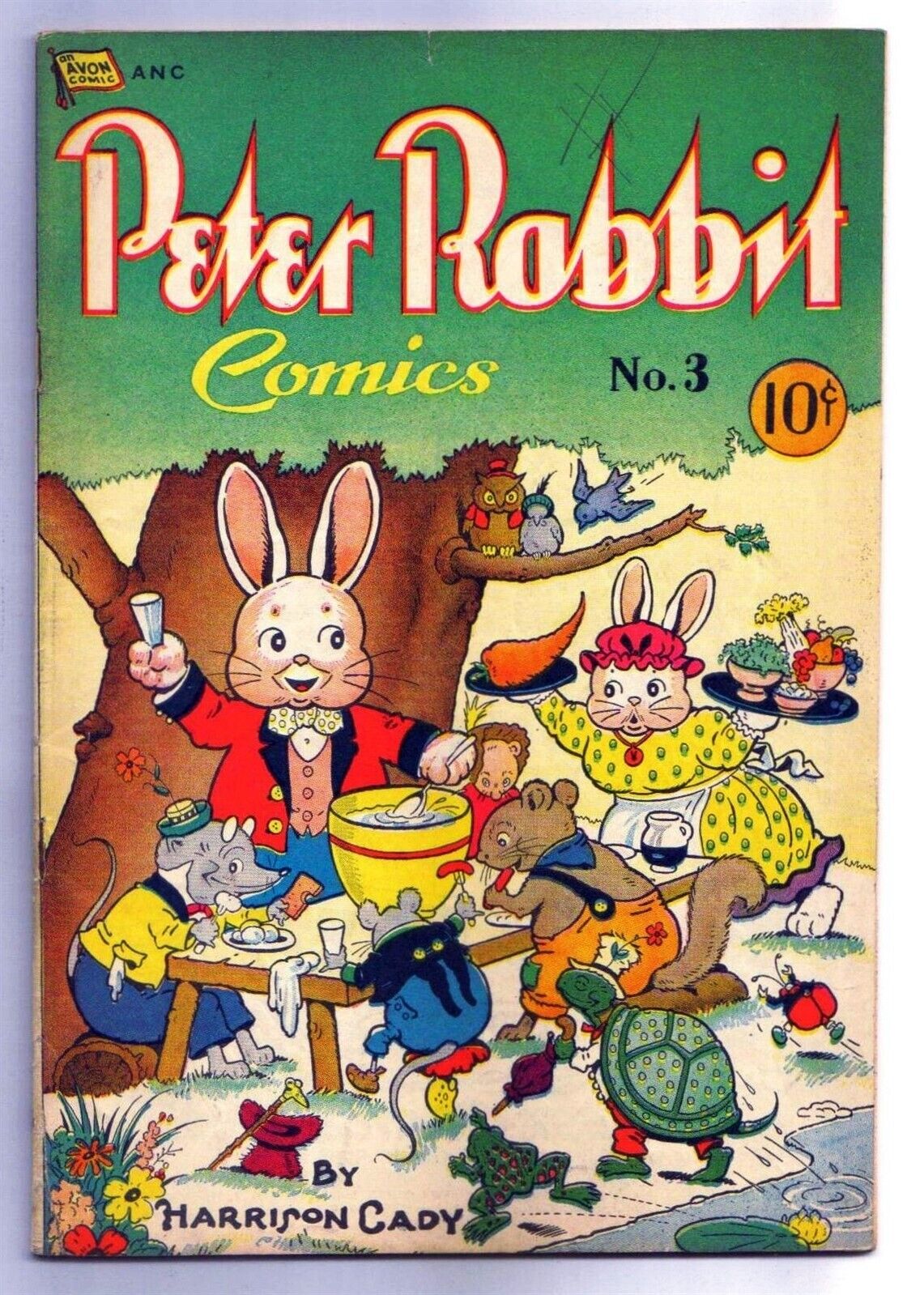 PETER RABBIT #3 Vintage Avon Comic Book [1948] ~ G/VG *