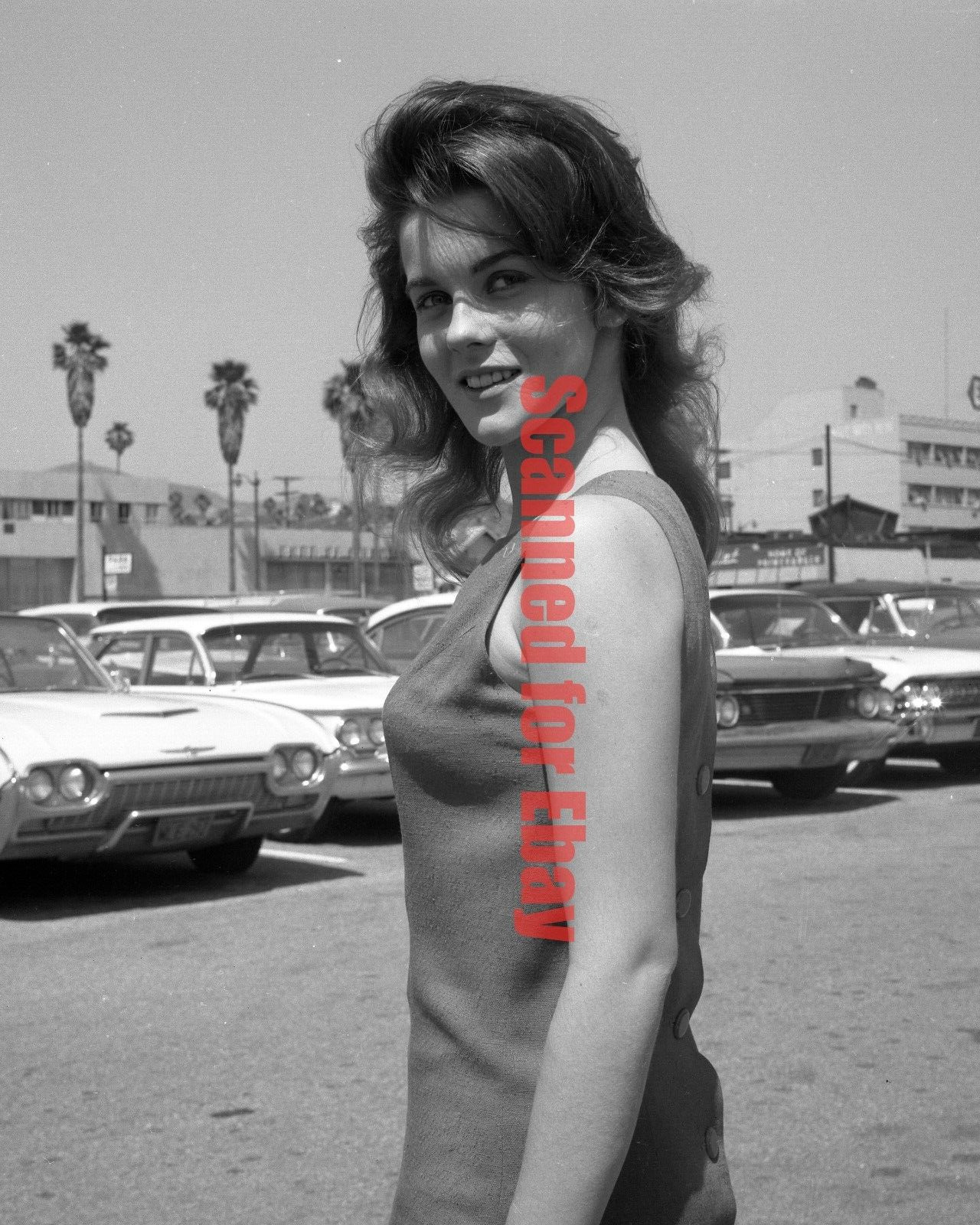 Ann Margret 1950s In Parking Lot 8x10 BW Photo FROM NEGATIVE + 