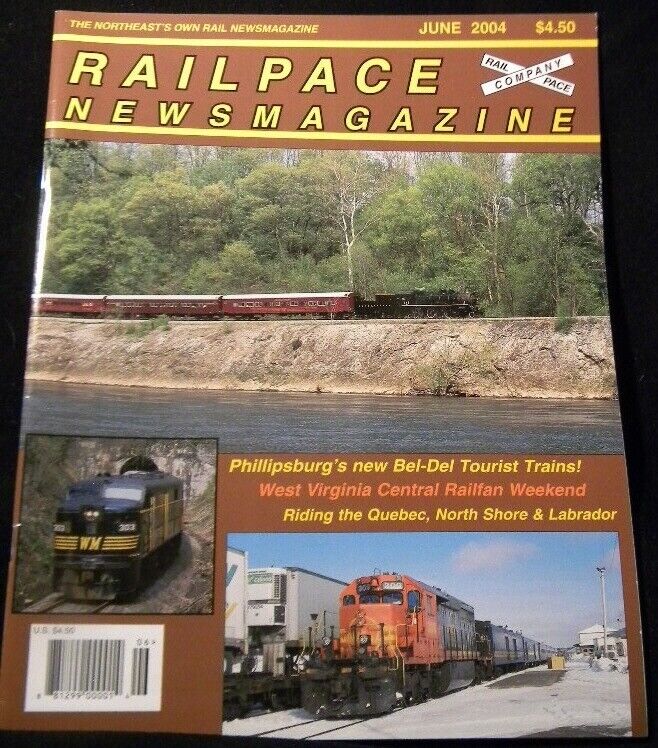 Rail Pace News Magazine 2004 June Railpace Quebec North Shore & Labrador Bel-Del