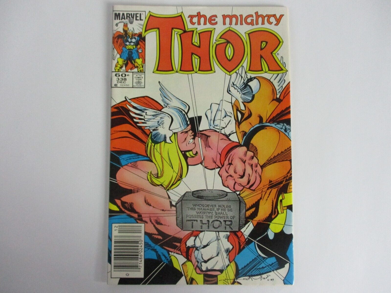 Marvel Comics THE MIGHTY THOR #337 November 1983 LOOKS GREAT
