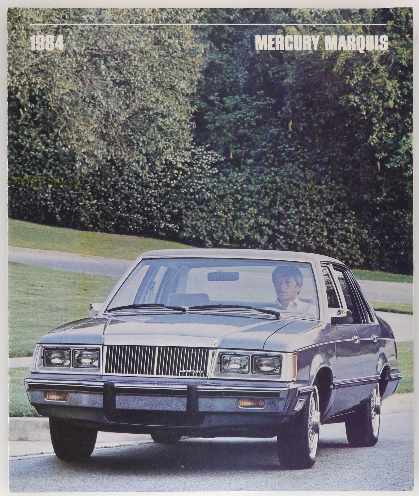 1984 Lincoln Mercury Marquis NOS Dealer Sales Brochure Print Ad Catalog