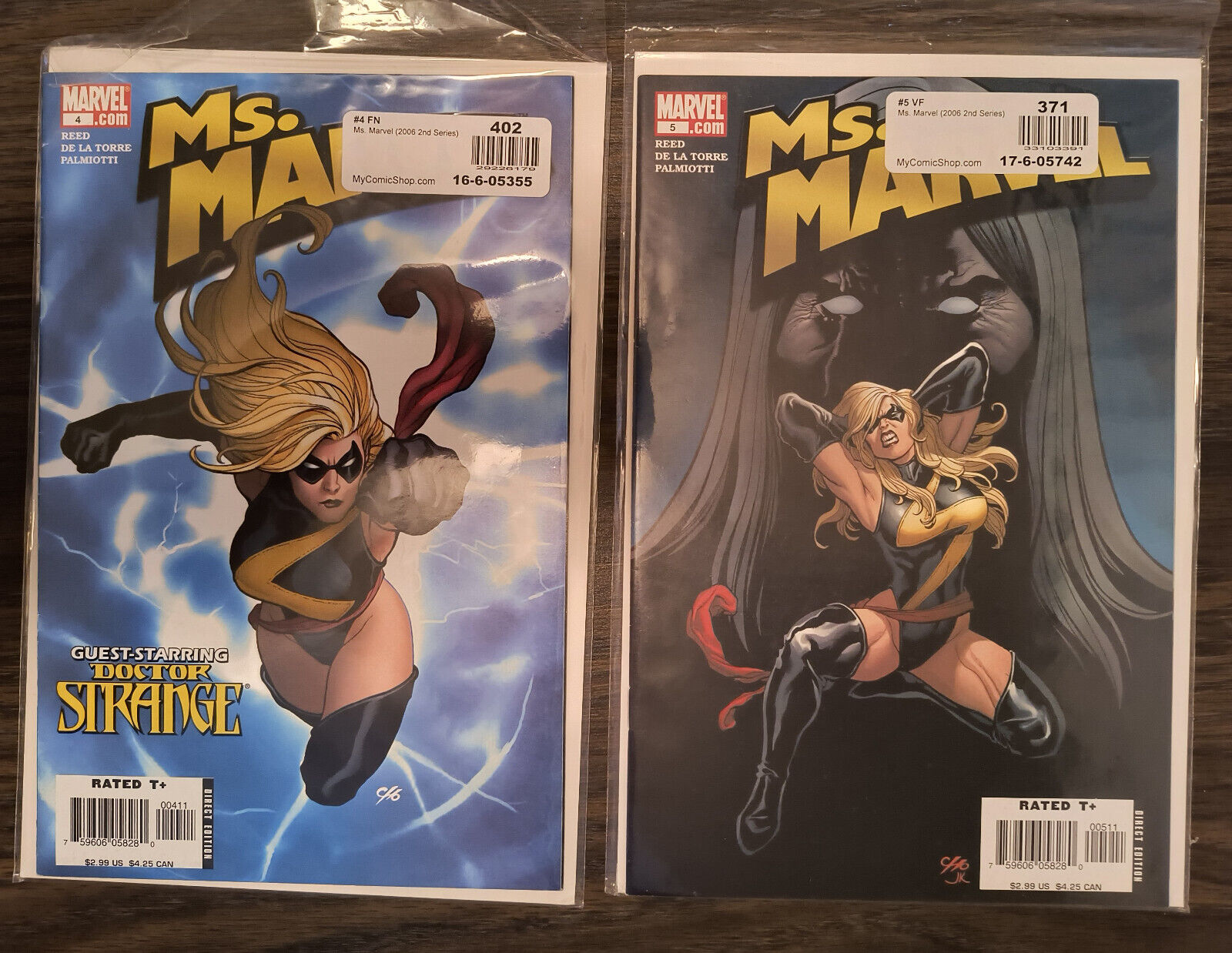 Ms. Marvel vol. 2 issues #4 and #5 (Carol Danvers) 2006