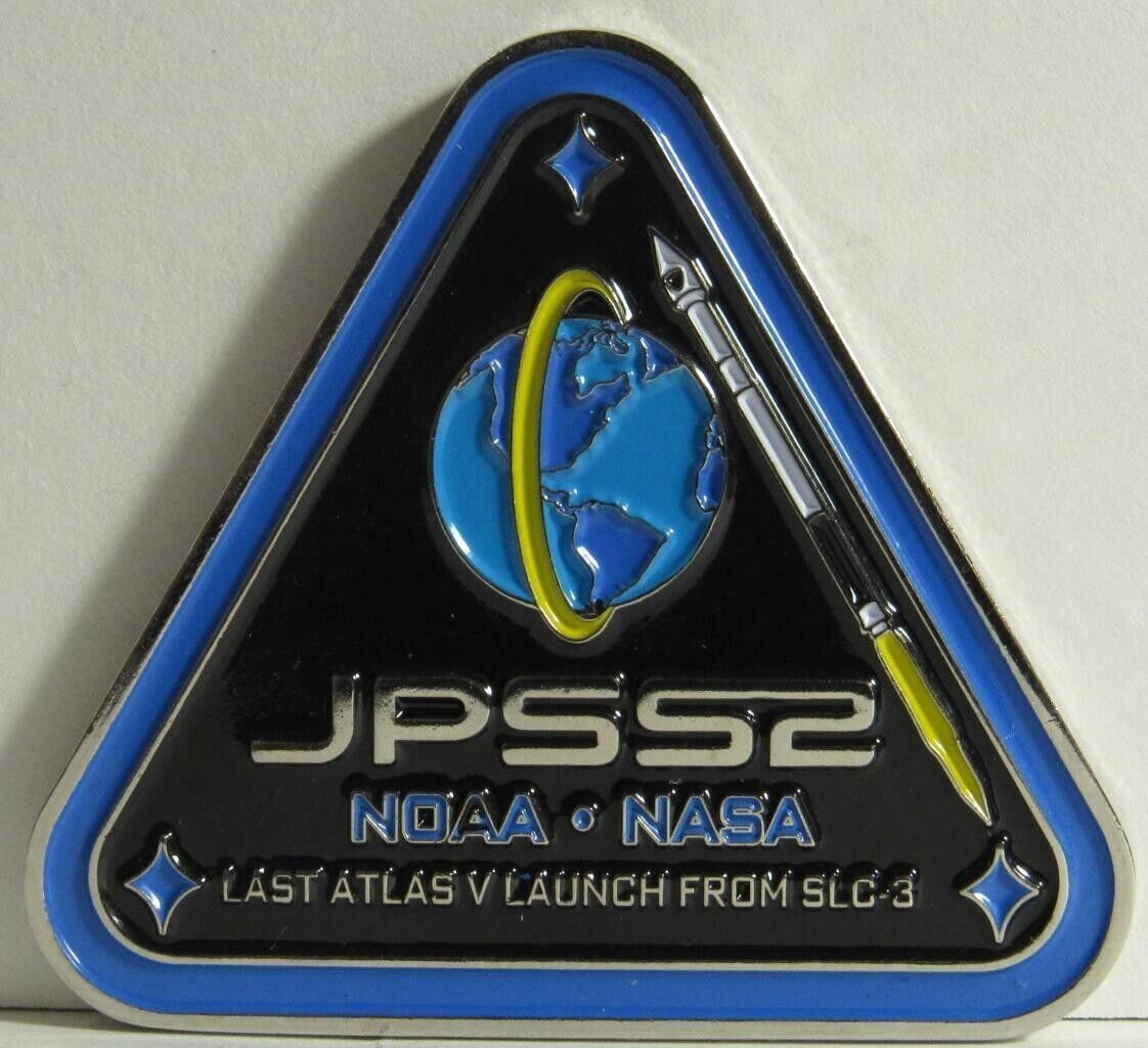 VERY RARE JOINT POLAR SATELLITE SYSTEM 2 (JPSS-2) NASA SV SPACE COIN 