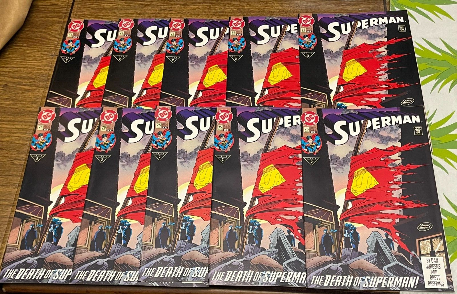 10 Copies / SUPERMAN #75 / Death Issue / 1993 / 2nd PRINT / $27.95