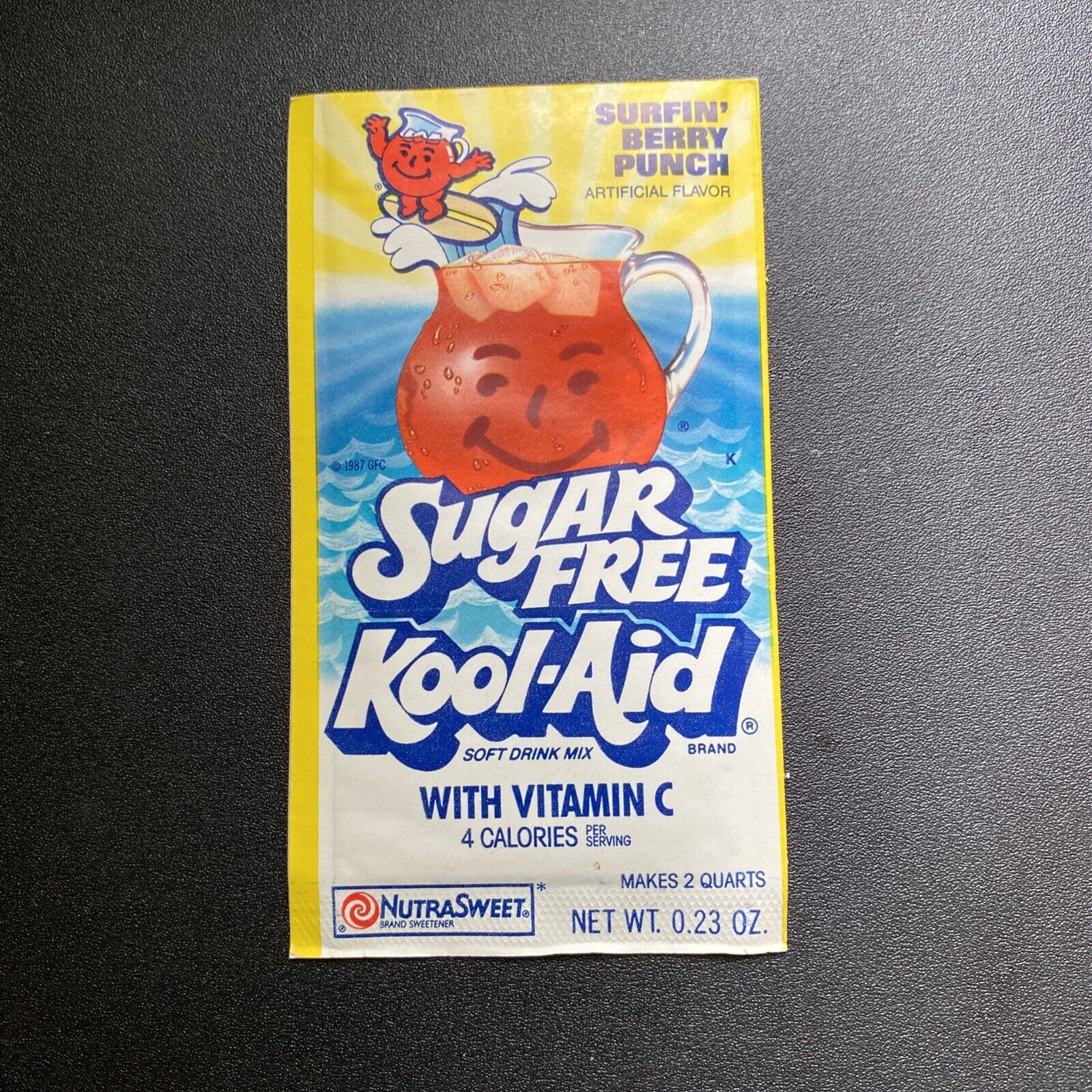 Extremely Rare Surfin Berry Punch Sugar Free Kool Aid Pack Unopened