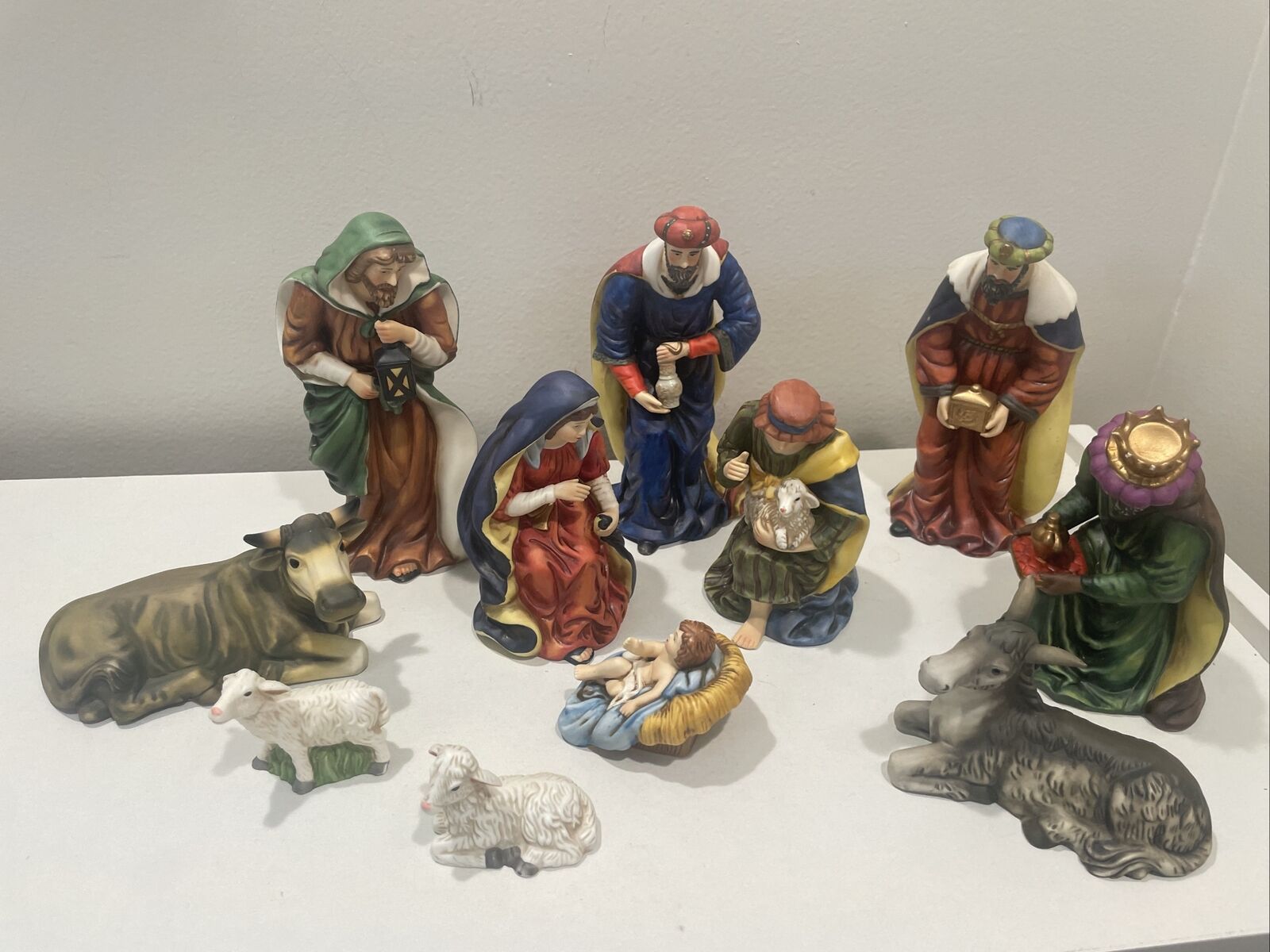 O\'Well 11 Piece Nativity Set Figurines Scene Set  Up To 6\