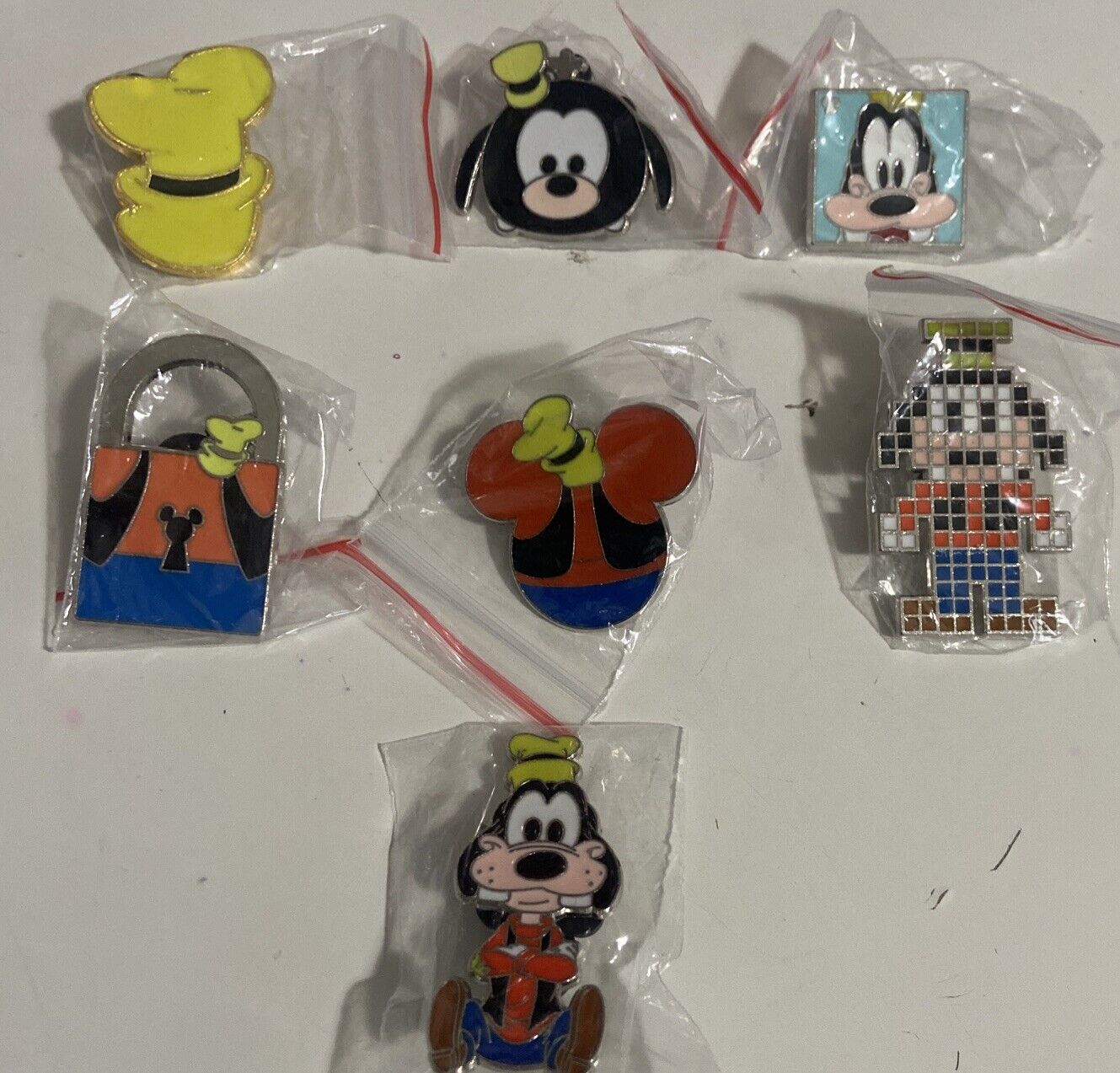 Disney Goofy Only Pins lot of 7