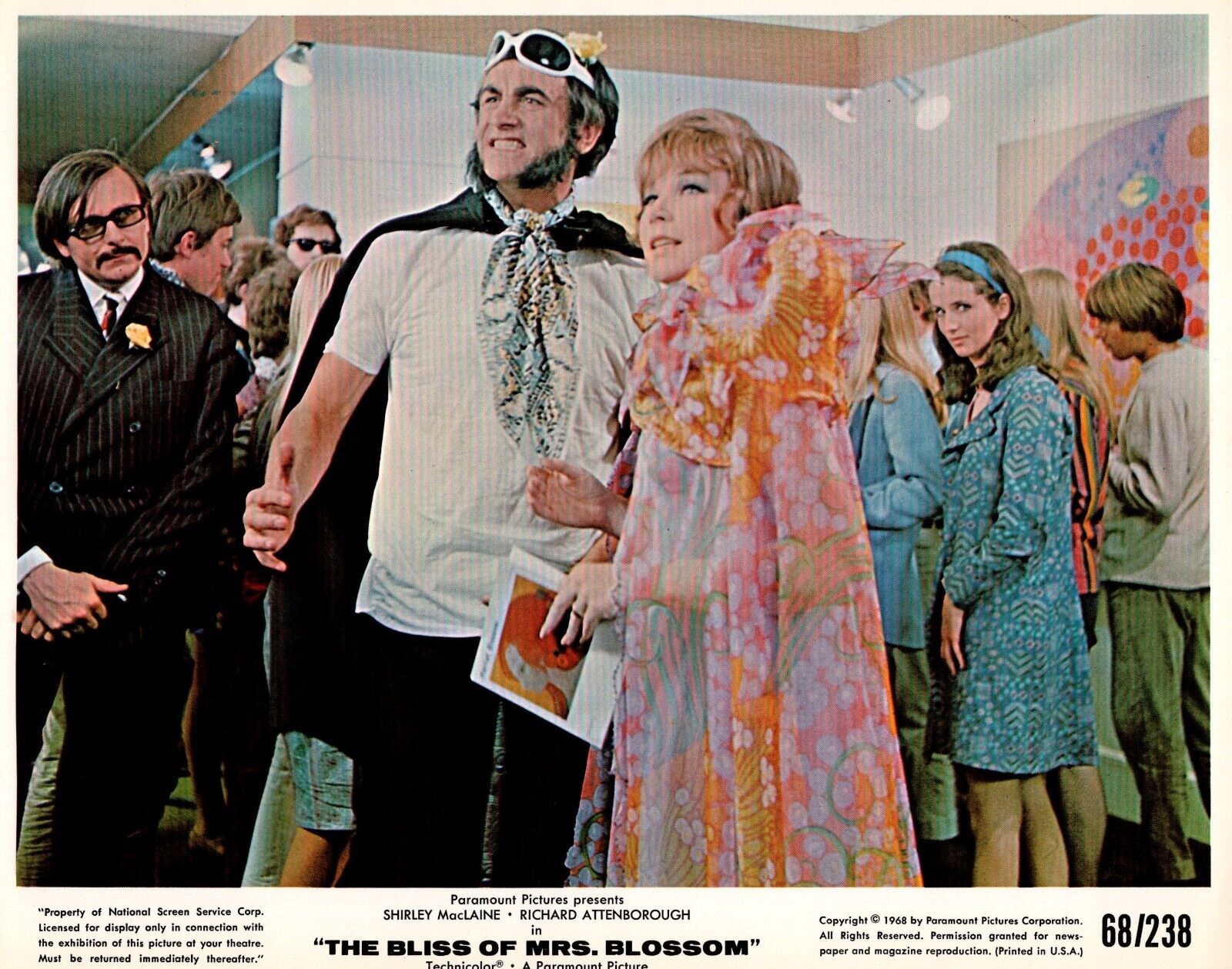 James Booth + Shirley MacLaine in The Bliss of Mrs. Blossom (1968) Photo K 478