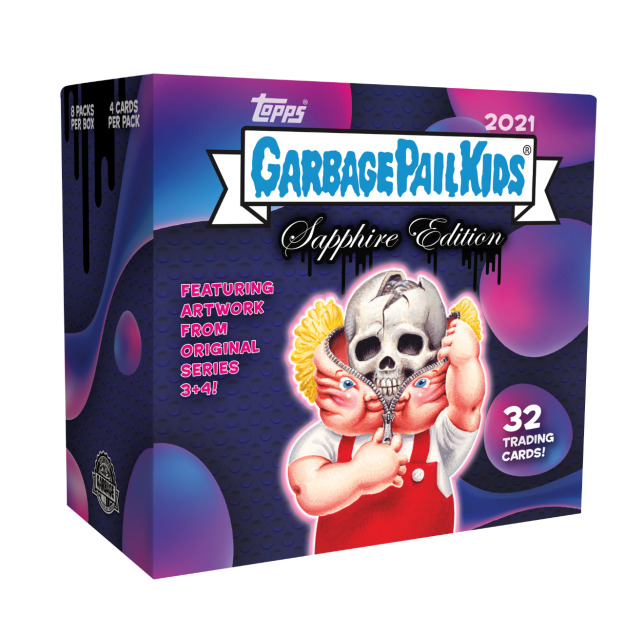 2021 Topps Garbage Pail Kids Chrome Sapphire Edition Box Factory Sealed