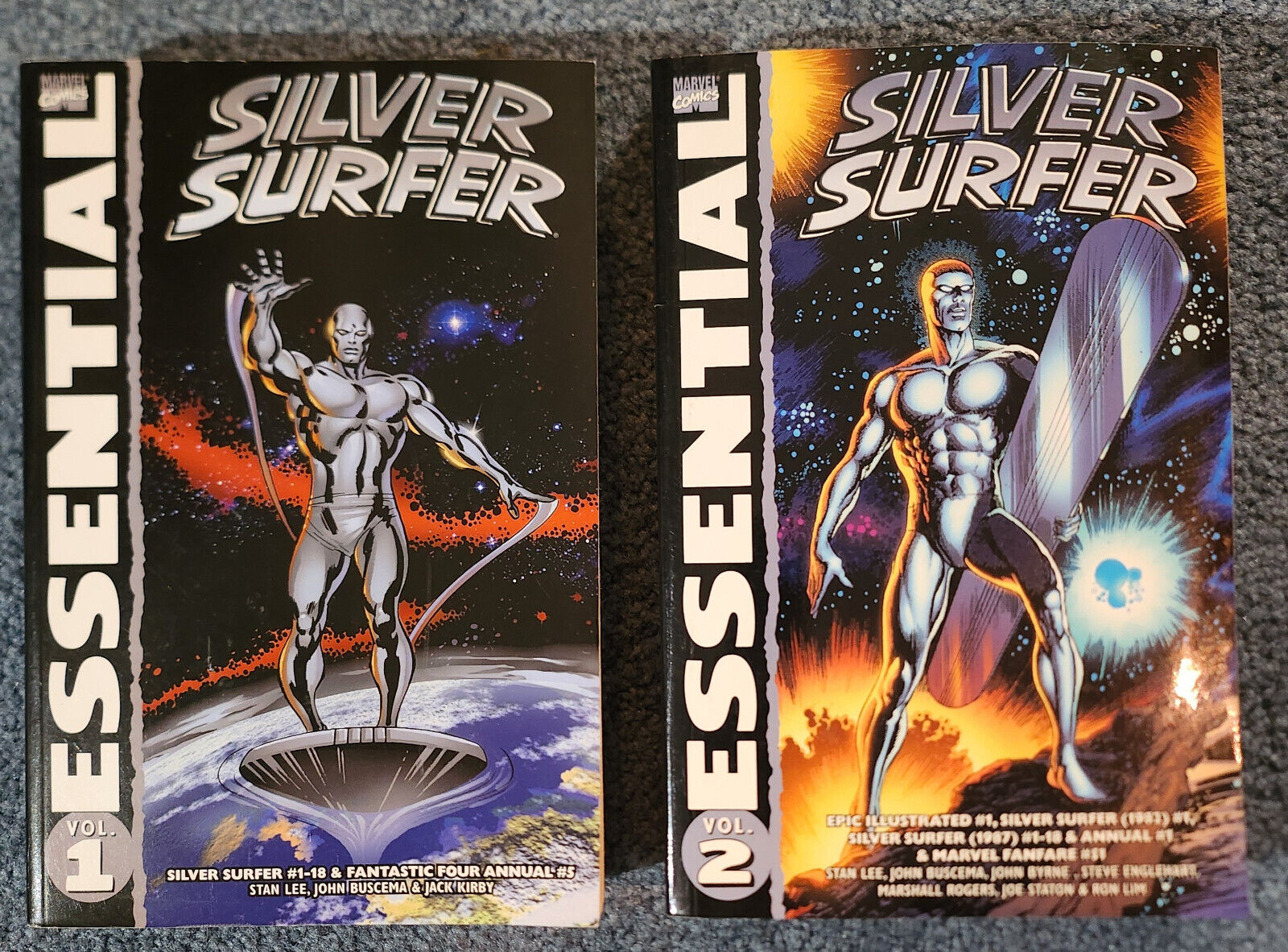 Marvel Comics The Essential Silver Surfer Graphic Novel Vol. 1 + 2 Unread - NM