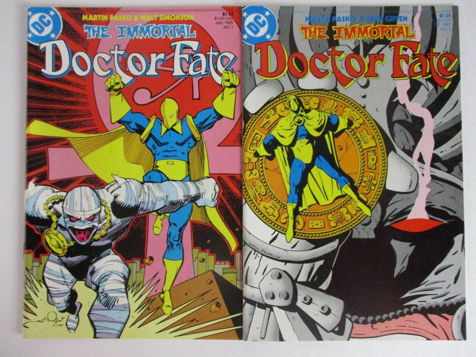 DC Comics THE IMMORTAL DOCTOR FATE #1-2 1985 2x Comics LOOKS GREAT