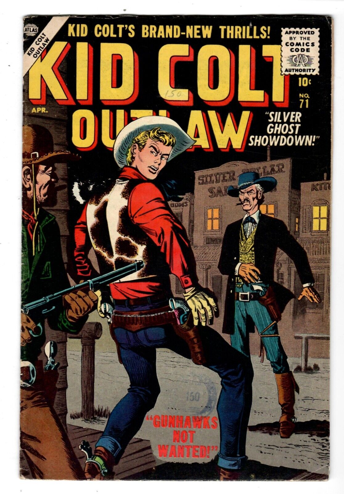 Kid Colt Outlaw #71 (1957) Atlas/Marvel Very Good