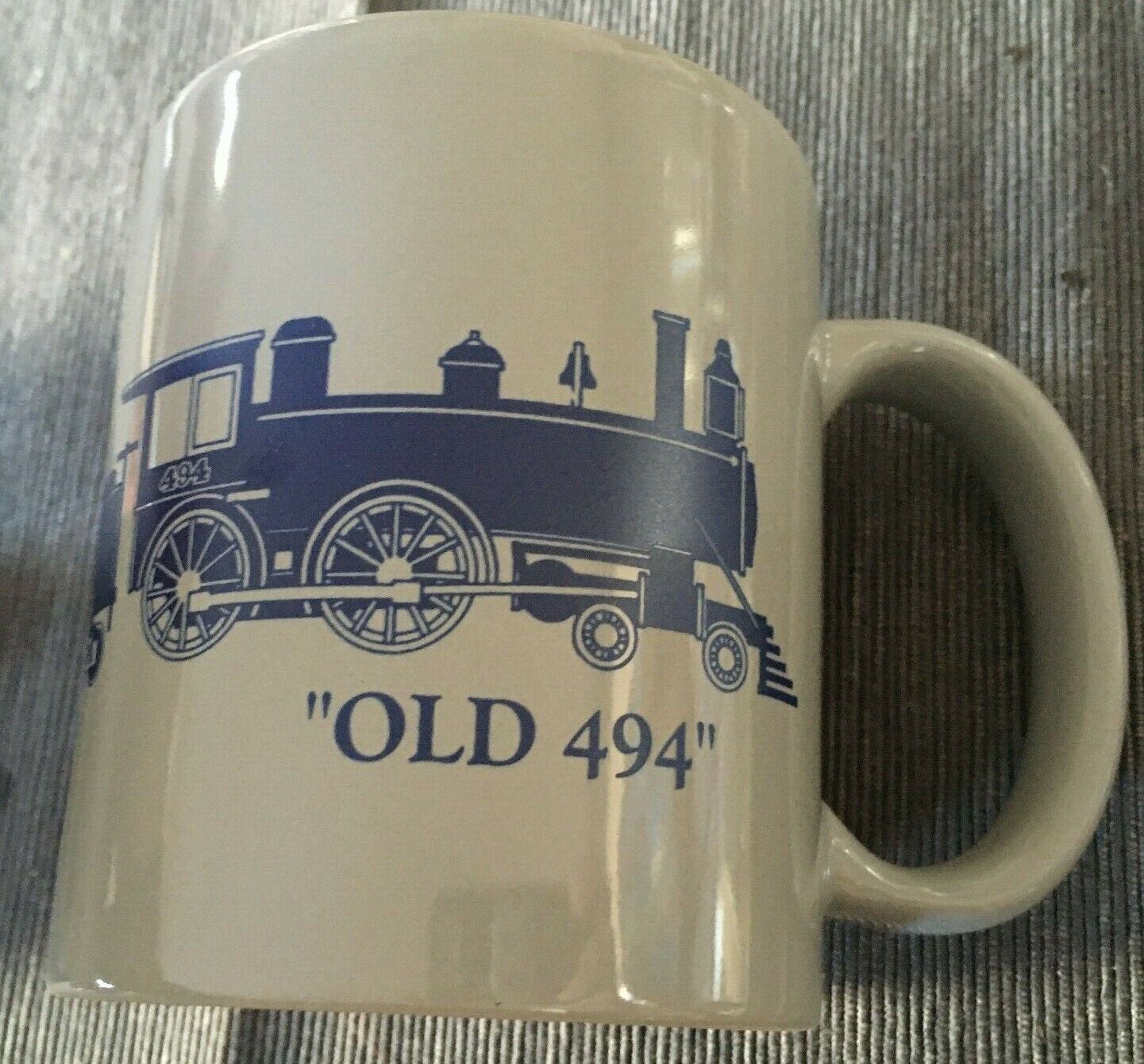 Hartford VT Memorial Engine Old 494 train railroad Vermont 1987 coffee mug
