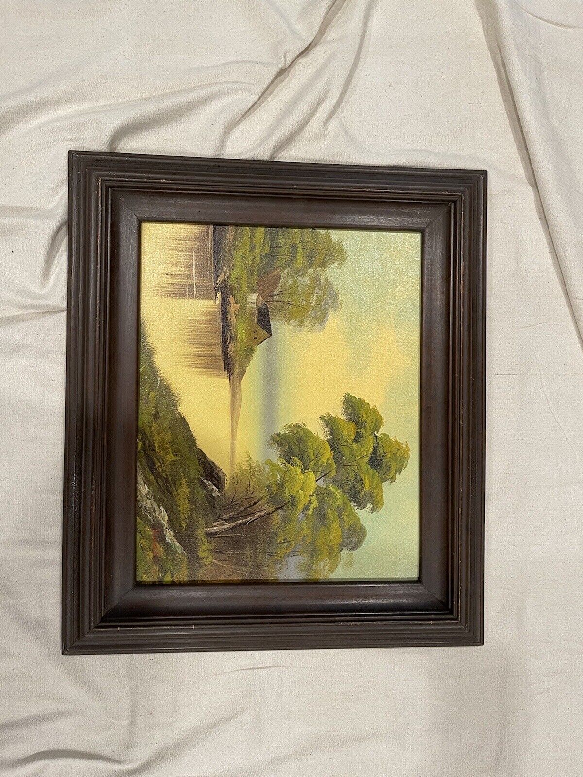 Circa 1900's oil painting in Antique wood frame. 