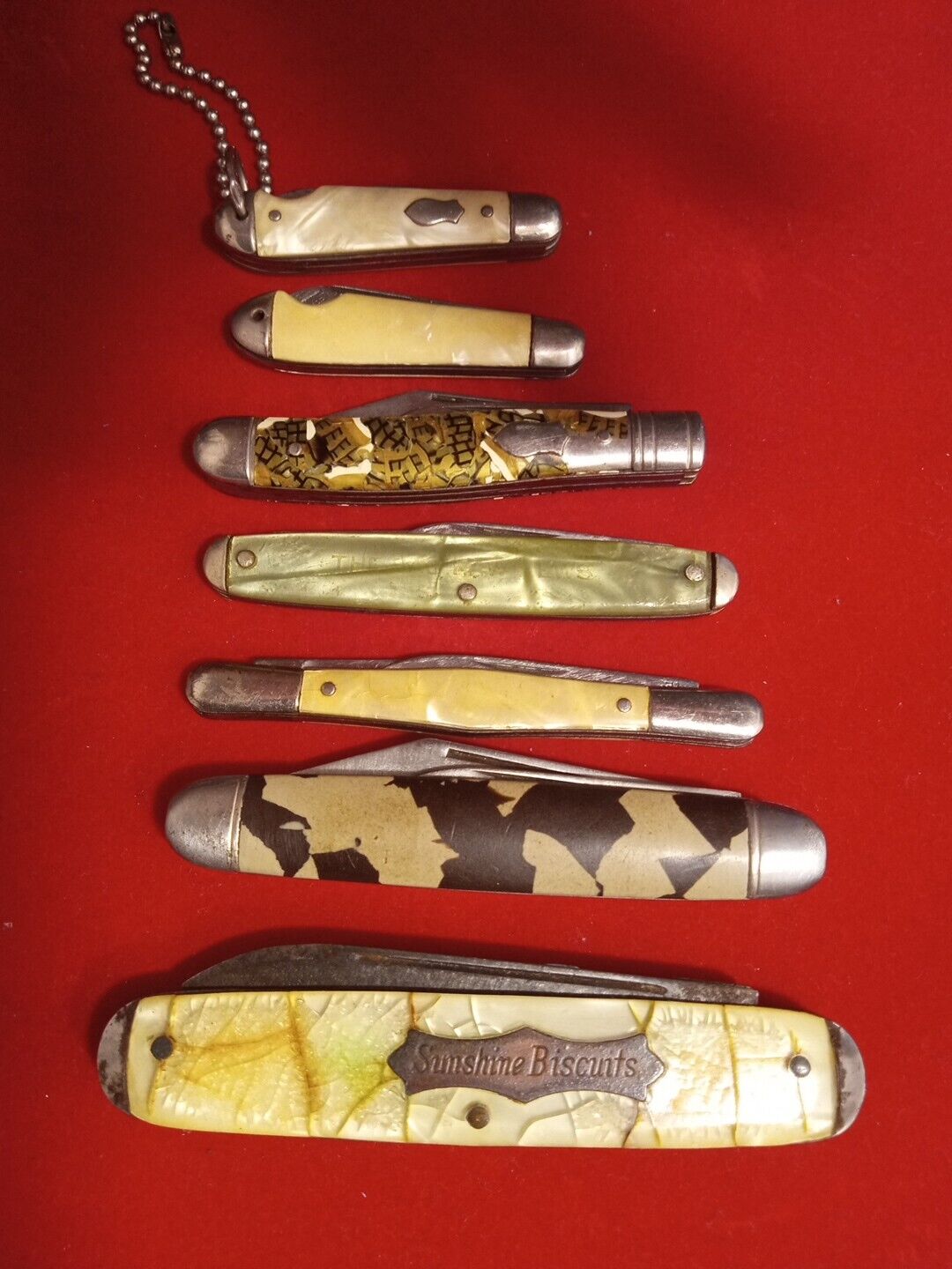 Vintage Pocket Knife Lot Imperial Hammer Brand CAMCO Excellent Used Condition 