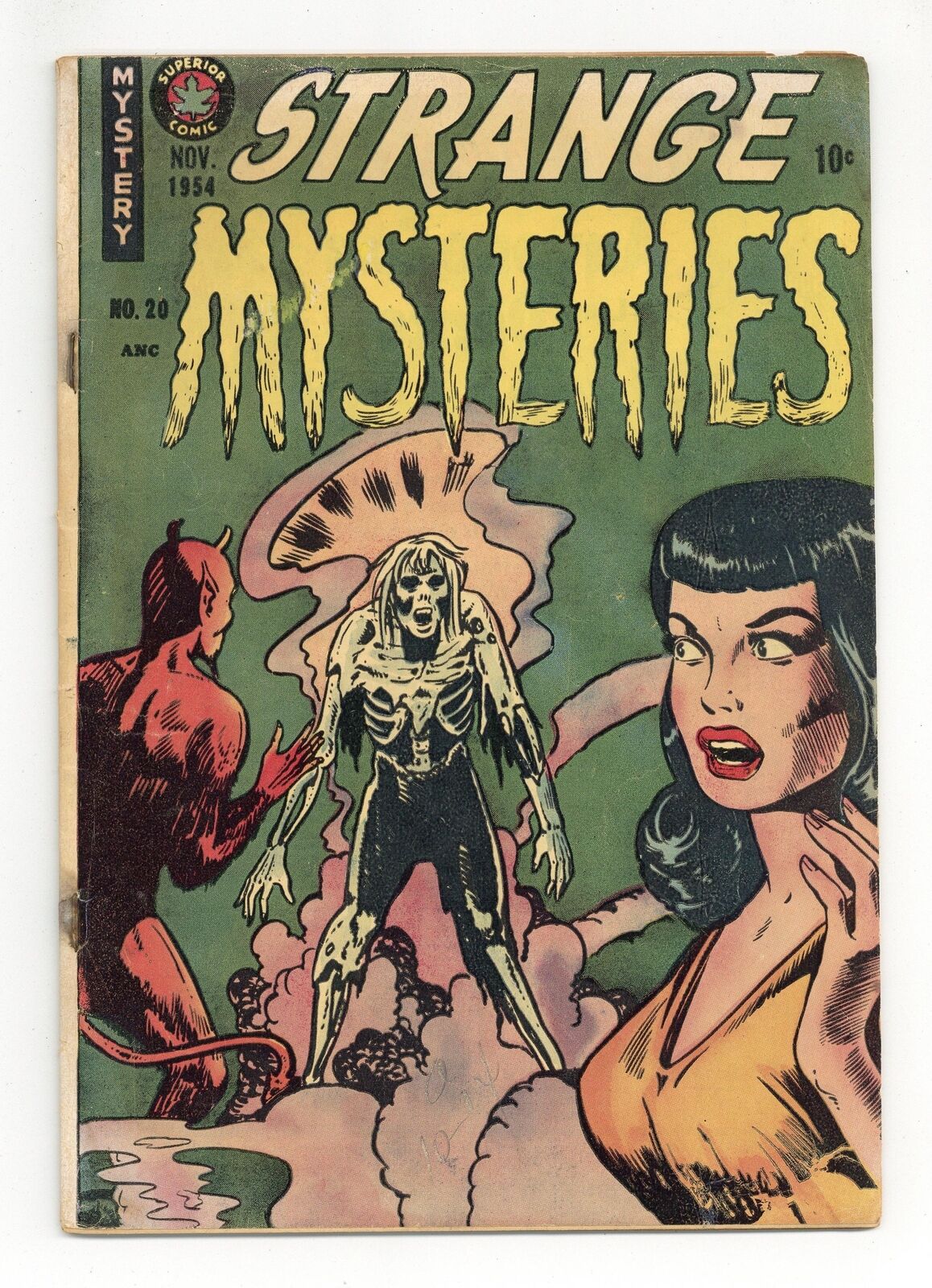 Strange Mysteries #20 FR 1.0 1954