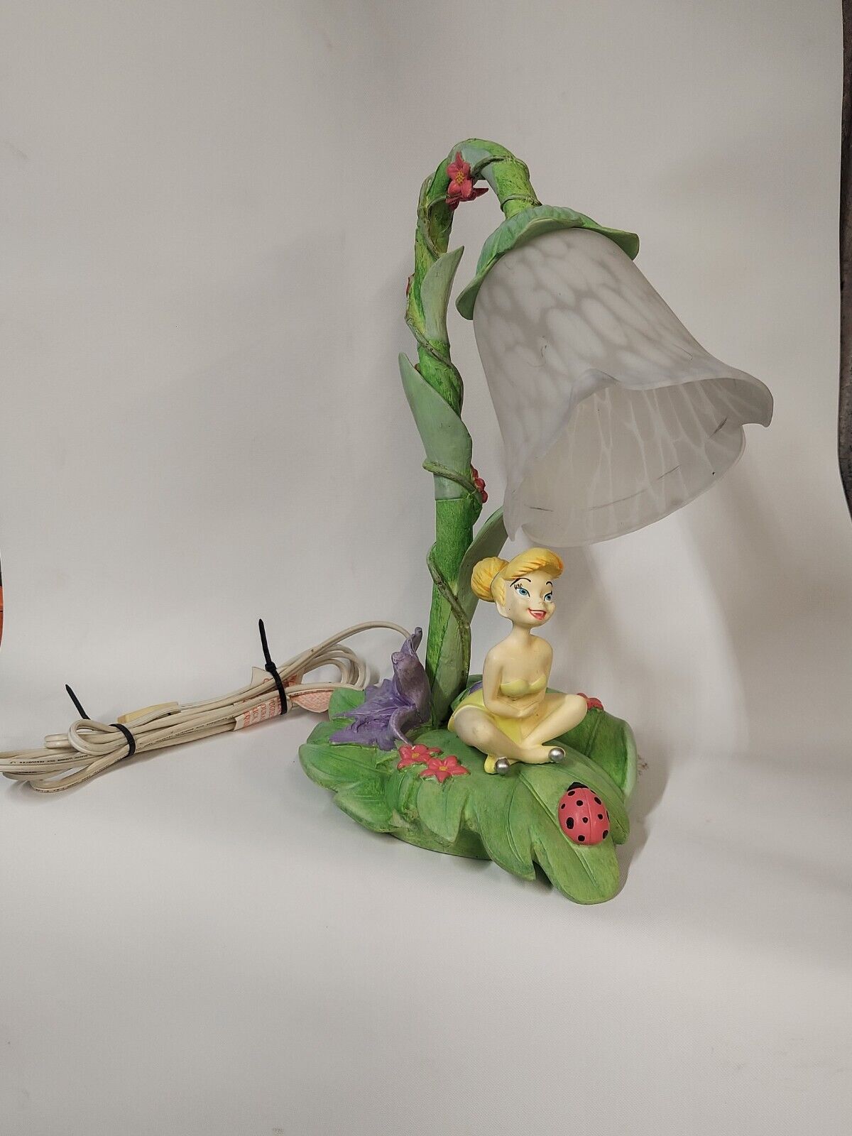 Rare Vintage Disney Tinkerbell Lamp (Tested)