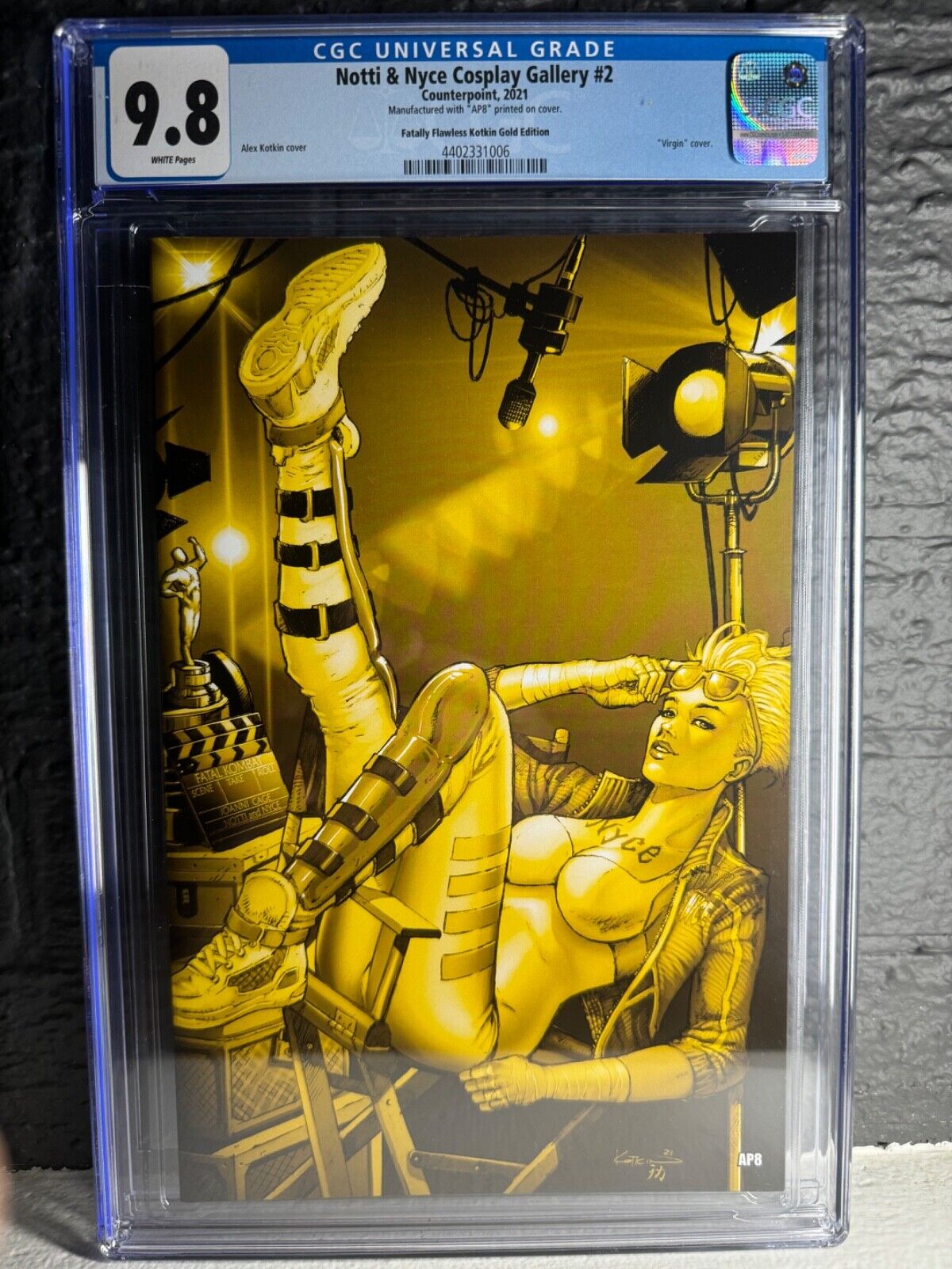 Notti & Nyce Cosplay Gallery #2 Fatally Flawless Kotkin Gold Edition AP8 CGC 9.8