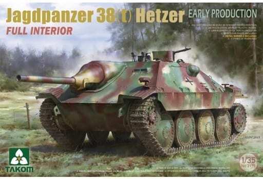 1/35 38 38 Type 38 Light Death Tank Hetzer First term w/Full interior