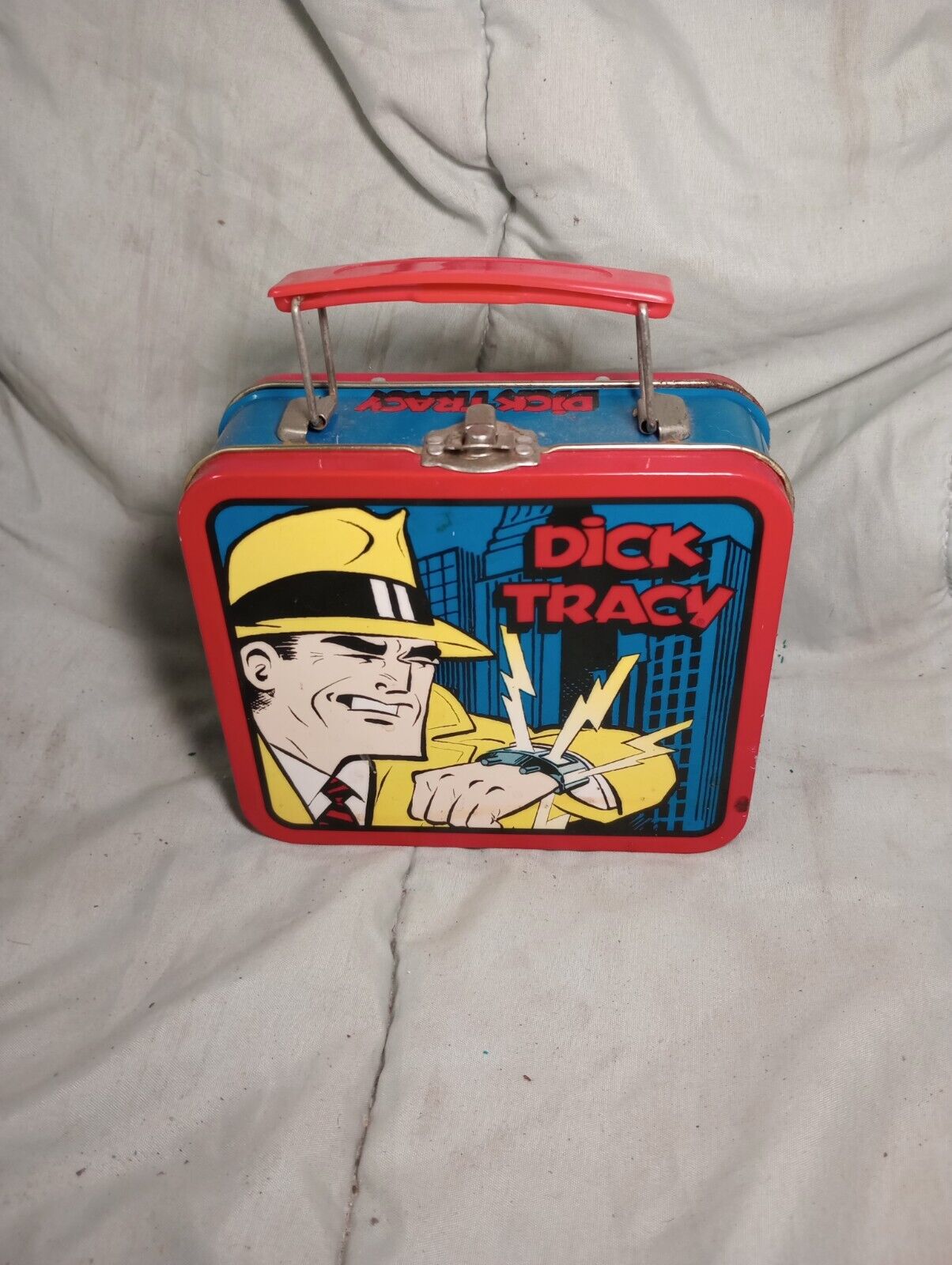 Dick Tracy Vintage Metal Lunchbox 