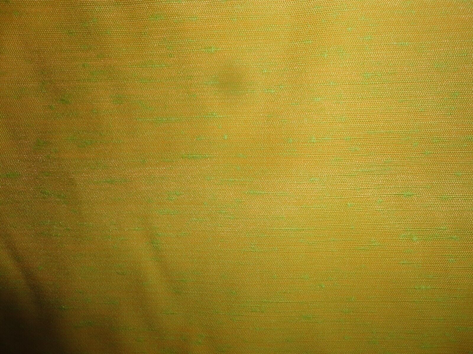 Vtg Fabric Curtain Drapery 1970s Thermal Insulated Green Iridescent 5 Yards 41\