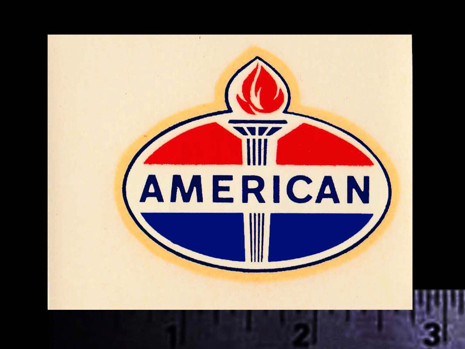 AMERICAN Oil Company - Original Vintage 1960\'s Racing Water Slide Decal