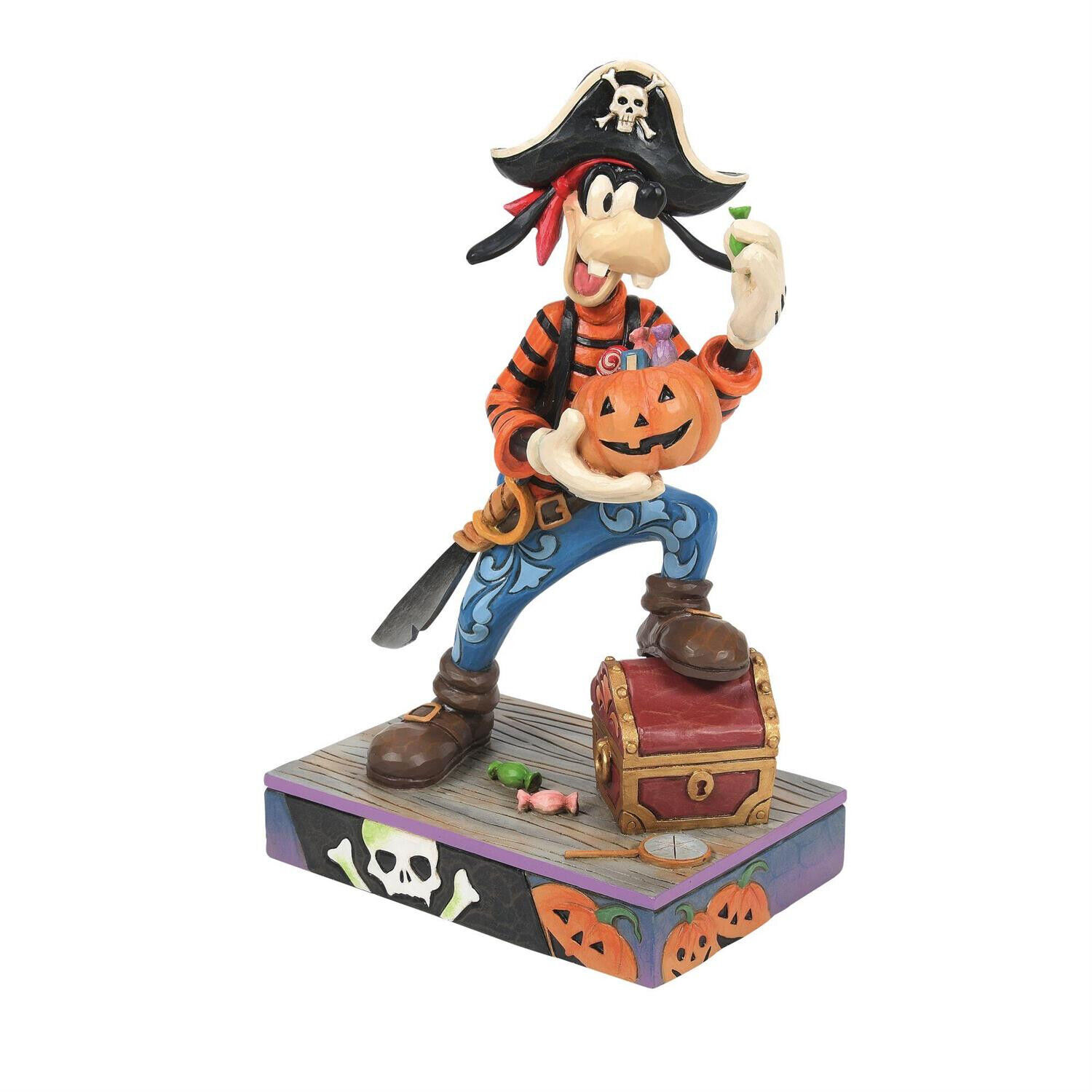 Disney Jim Shore 2024 Pirate Goofy Captain of Candies Halloween Figurine 6014356