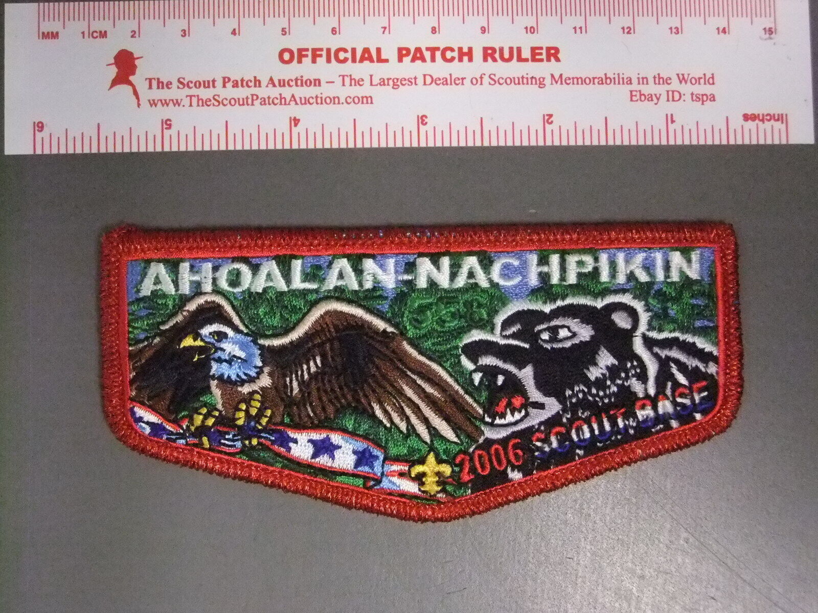 Boy Scout OA 558 Ahoalan-Nachpikin flap 1614NN