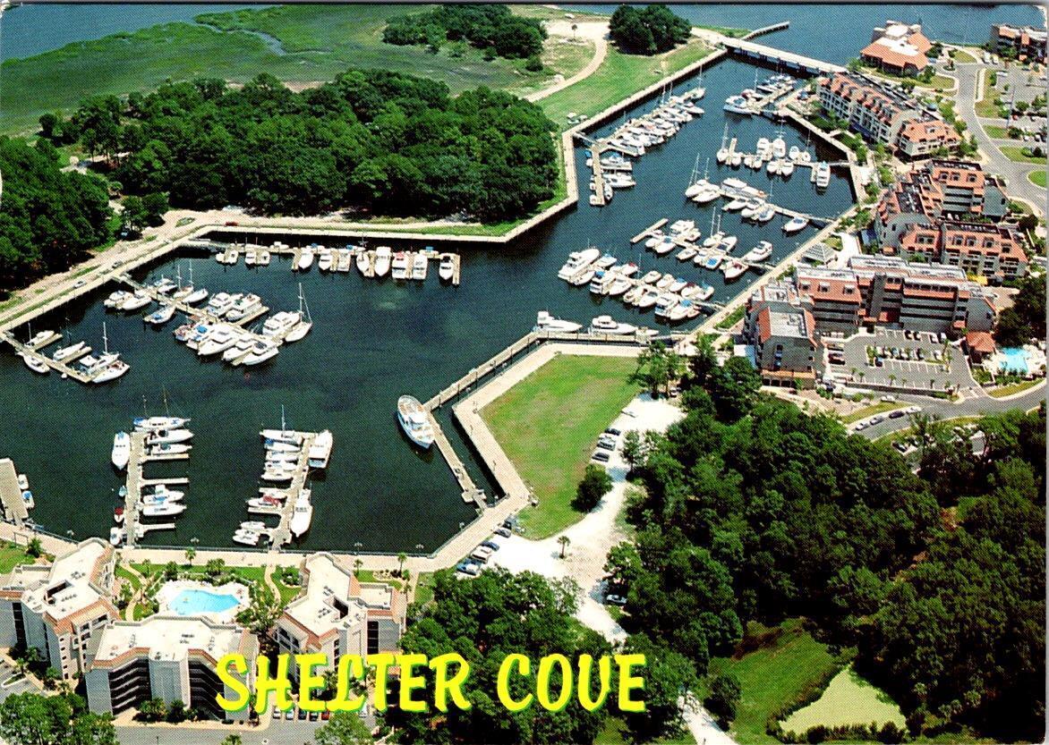 Hilton Head Island, SC South Carolina  SHELTER COVE MARINA  Boats  4X6 Postcard