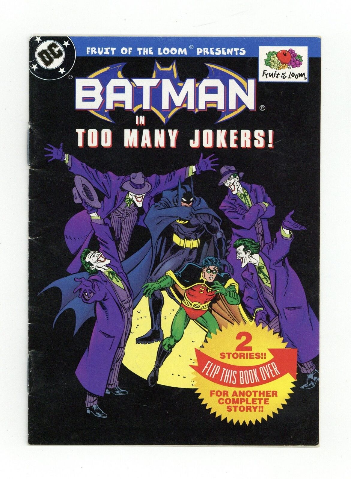 Batman in Too Many Jokers Fruit of the Loom Giveaway NN VG+ 4.5 1999