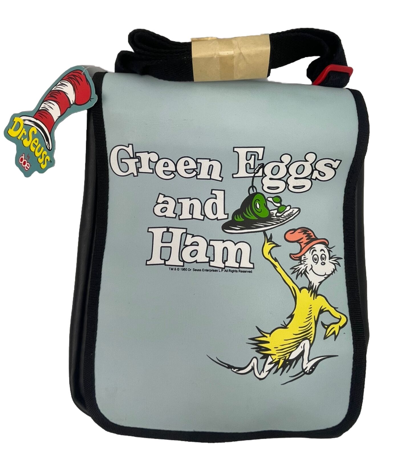 NEW 2003 Dr. Seuss Green Eggs and Ham Tote Bag Pack Sack Satchel Backpack by doe
