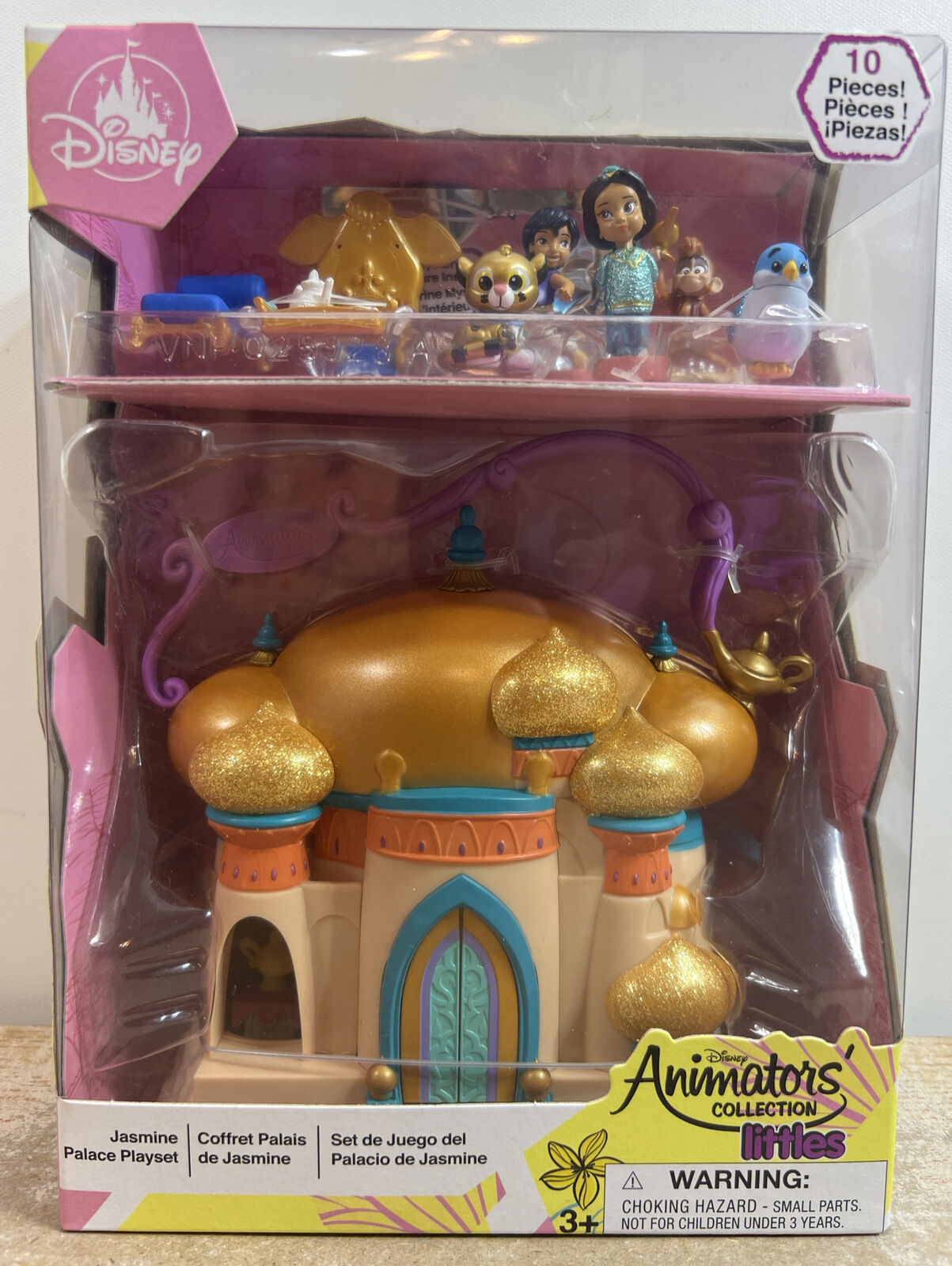 Disney Animators Littles Jasmine (Aladdin) Playset 10 Pieces NEW