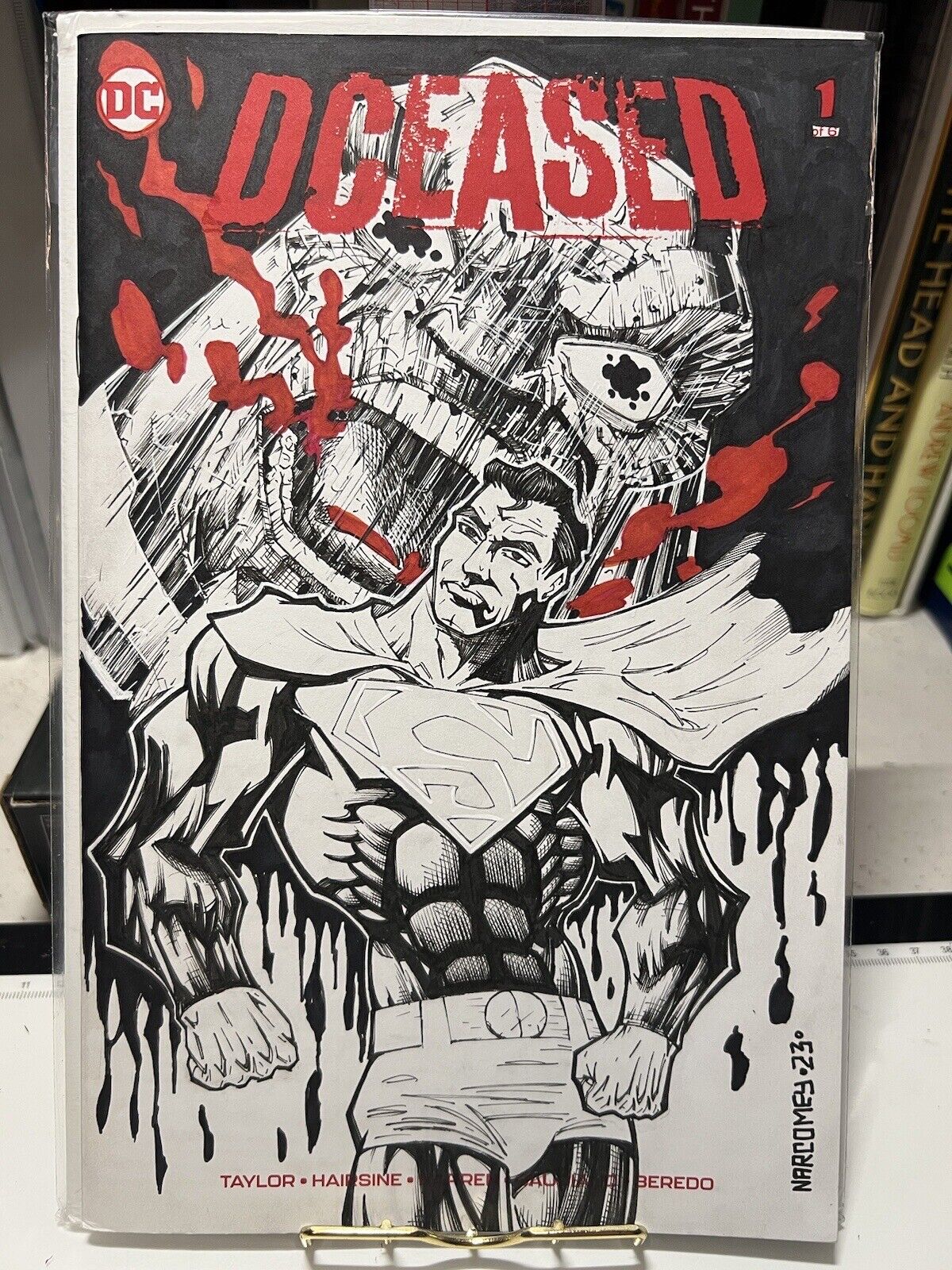 DCEASED 01 Sketch Cover Art by NARCOMEY