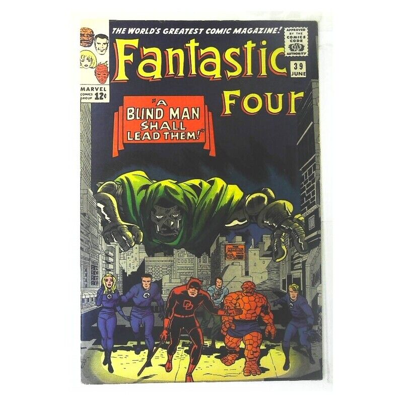 Fantastic Four (1961 series) #39 in Very Fine minus condition. Marvel comics [h{