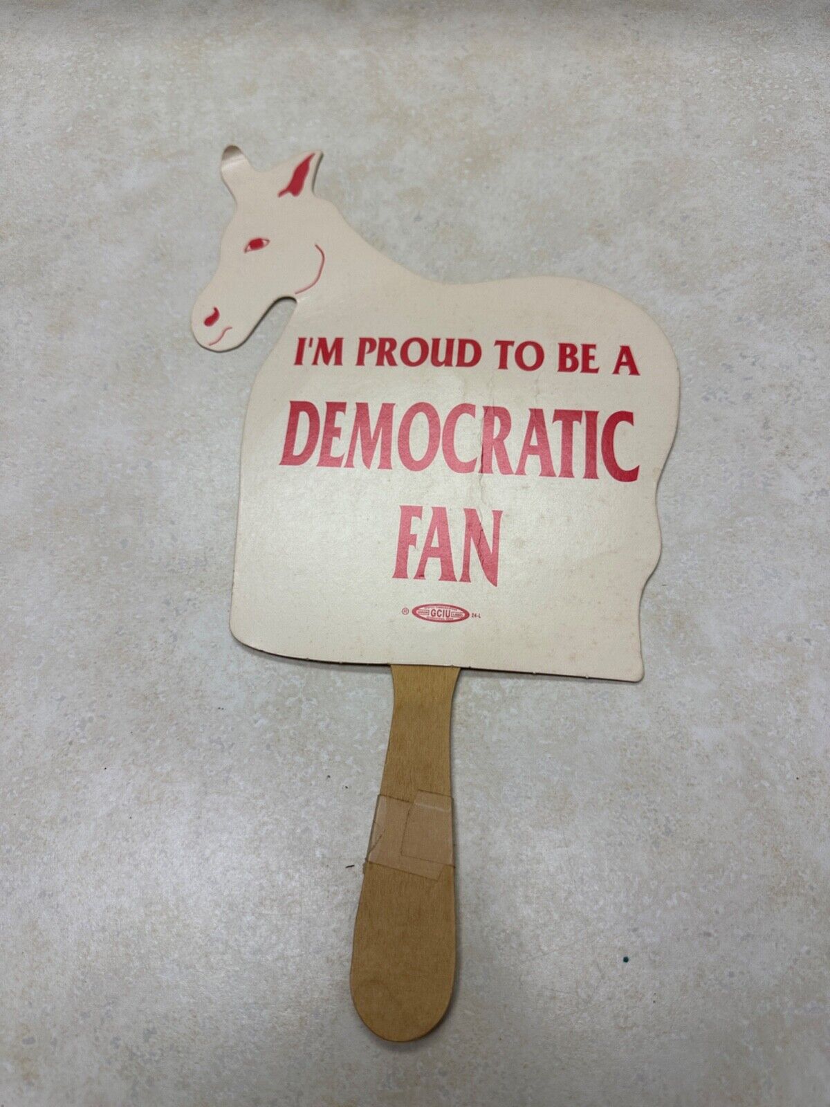 Vintage I\'m Proud To Be A Democrat Fan