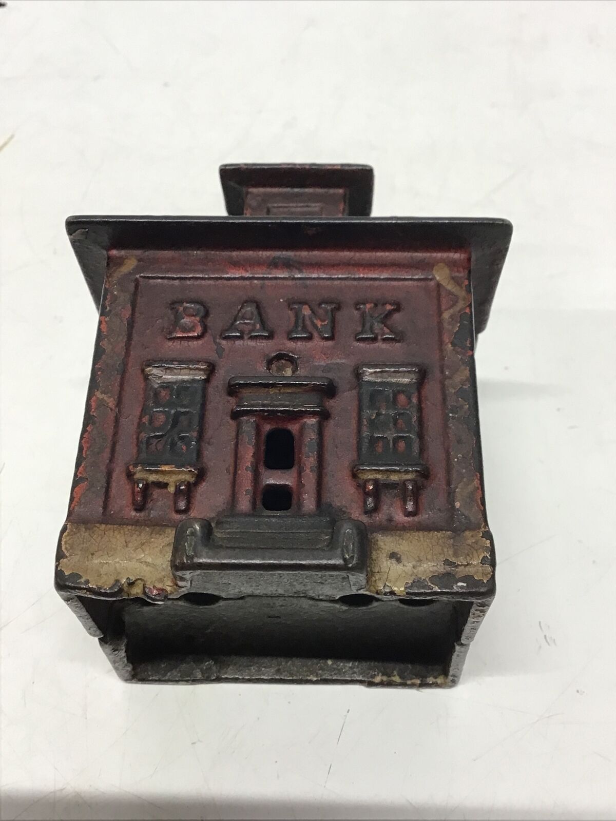 Antique Cast Iron Cupola Bank by J&E. Stevens, Circa 1872 Nice Old Patina 3.25”