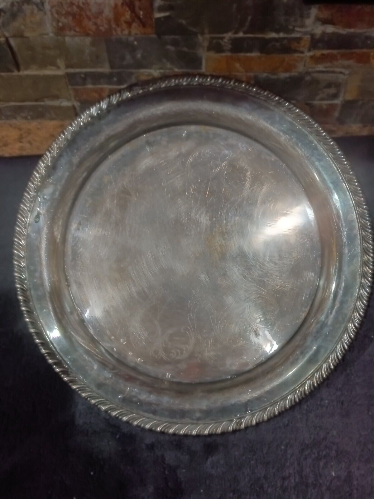 Oneida Silversmiths 10 Inches Silver Plate