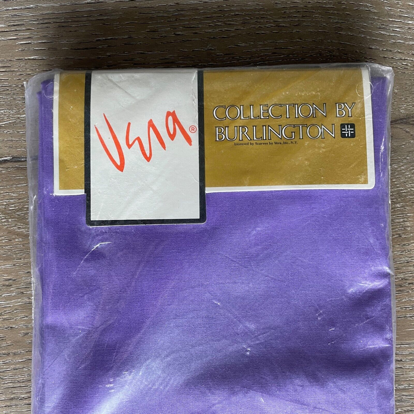Vtg NEW Vera Purple Pillowcases Set of 2 Neumann Cotton Blend 1970s Solid