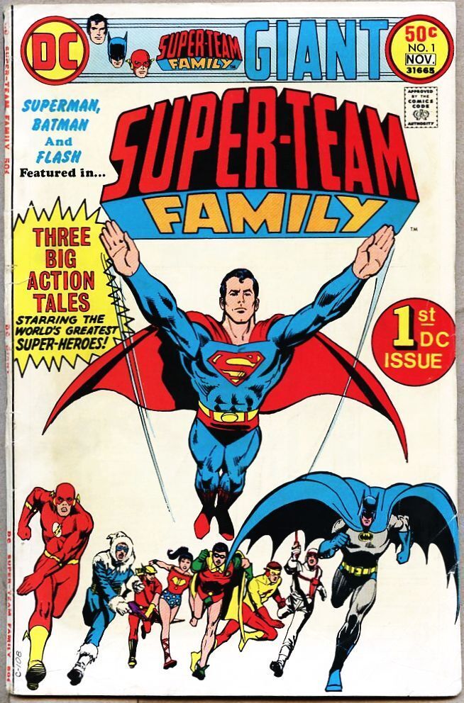 Super-Team Family #1-1975 vg/fn 5.0 Teen Titans Giant Size Batman Flash Superman