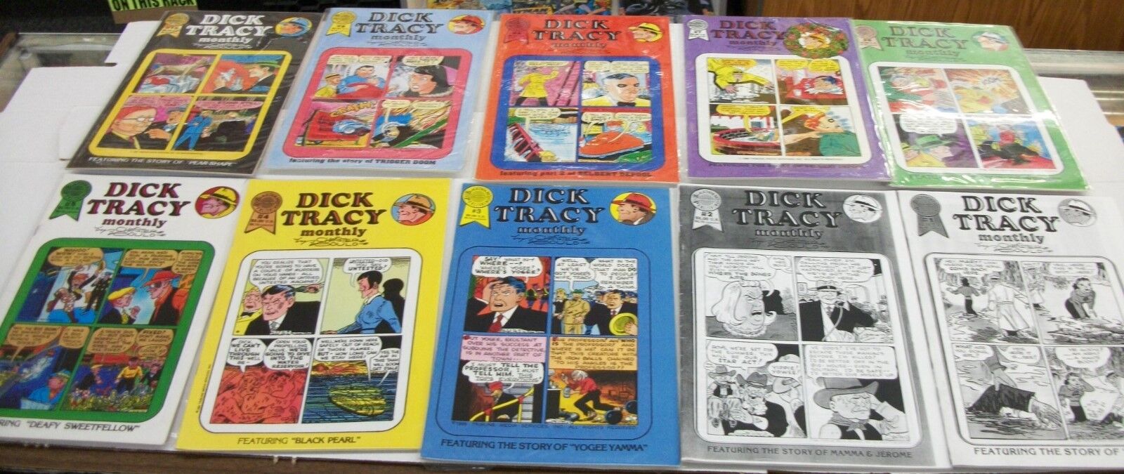 DICK TRACY MONTHLY #1-99 COMPLETE FULL RUN - CHESTER GOULD REPRINTS - 1986-89