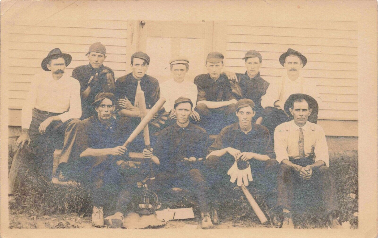 TN-Rugby, Tennessee-RPPC-Rare view of a Baseball team in Rugby, Tenn. 1911