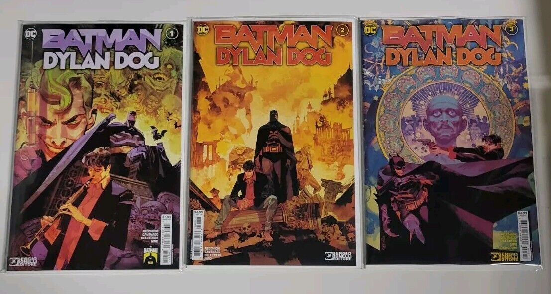 BATMAN DYLAN DOG (2024) #1 2 3 VF COMPLETE SERIES SET DC COMICS