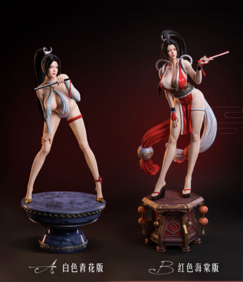 PRE-ORDER The King of Fighters Mai Shiranui 1/4 Resin Statue CAST OFF GK Figure