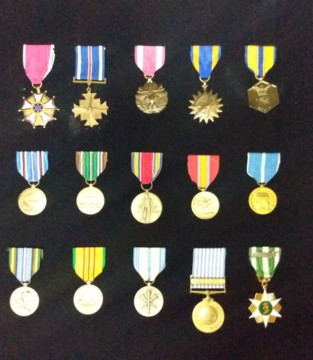 Named Air Force Distinguished Flying Cross Legion Of Merit Medal Grouping 