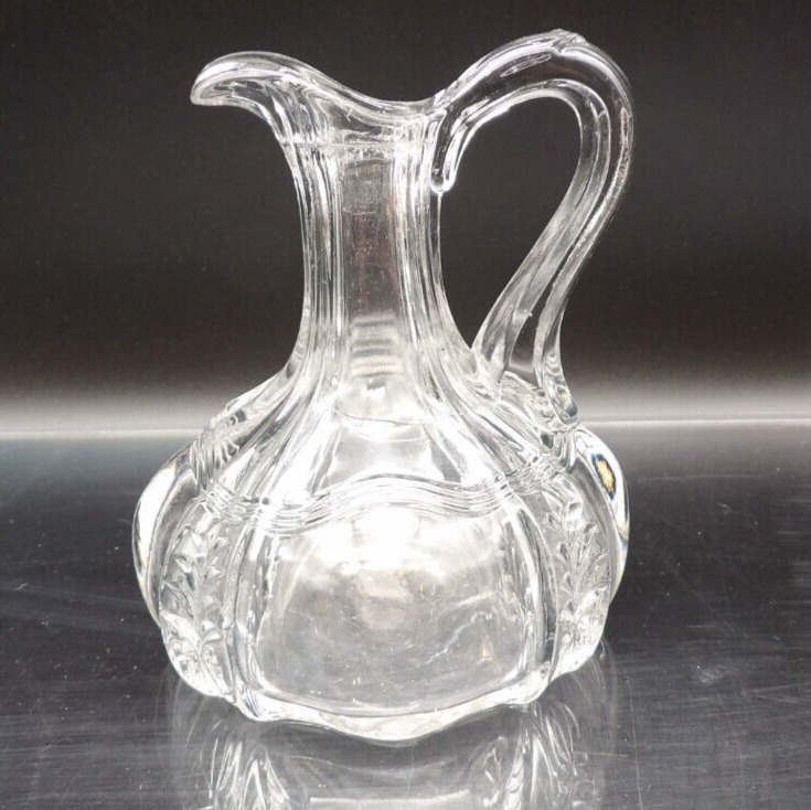 Vintage or Antique Blown Glass Cruet No Stopper -READ