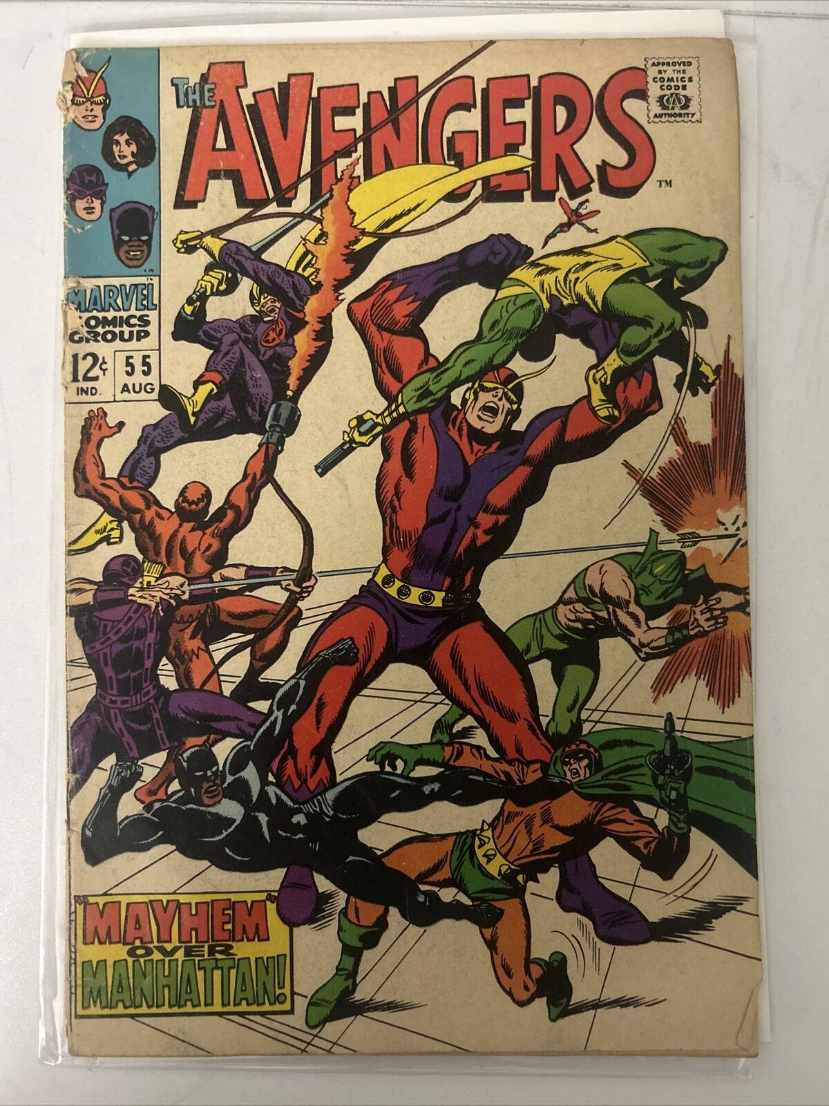 The Avengers #55 (Marvel 1968) 1st Full Appearance of Ultron - Silver Age Key