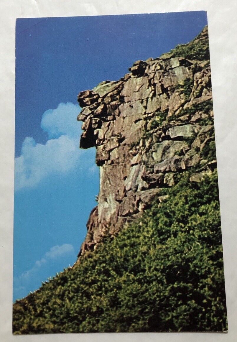 Old Man On The Mountain Franconia Notch, N.H. Postcard (F2)